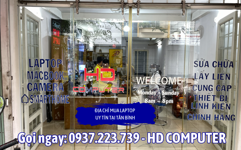 Địa chỉ mua laptop uy tín tại Tân Bình