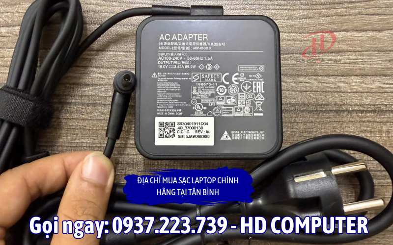 Địa chỉ mua sạc laptop chính hãng tại Tân Bình
