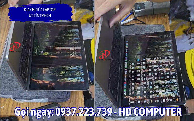 Địa chỉ sửa laptop uy tín TPHCM