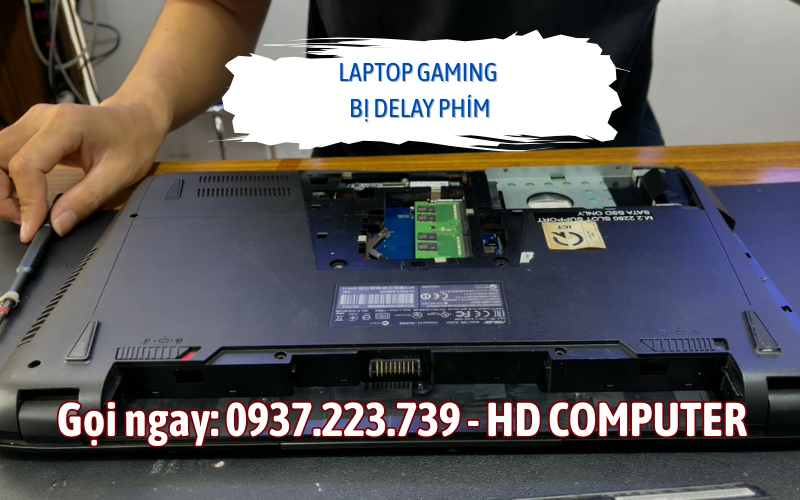 Laptop gaming bị delay phím