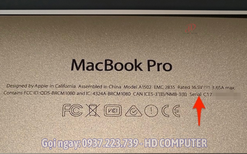 CÁCH KIỂM TRA SERIAL MACBOOK