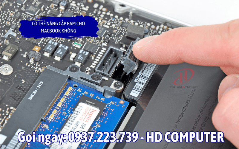  Có thể nâng cấp RAM cho MacBook không