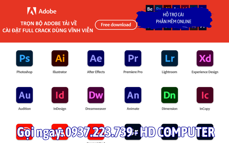 Hỗ trợ cài phần mềm Online 