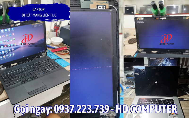 Laptop bị rớt mạng liên tục 
