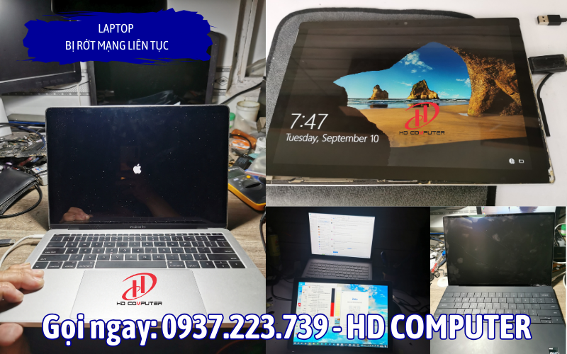 Laptop bị rớt mạng liên tục 