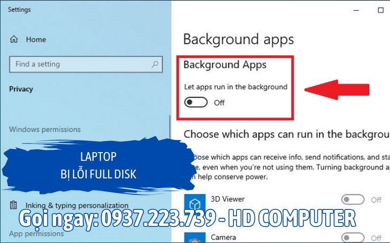 Laptop bị lỗi Full Disk – Nguyên nhân và cách khắc phục triệt để