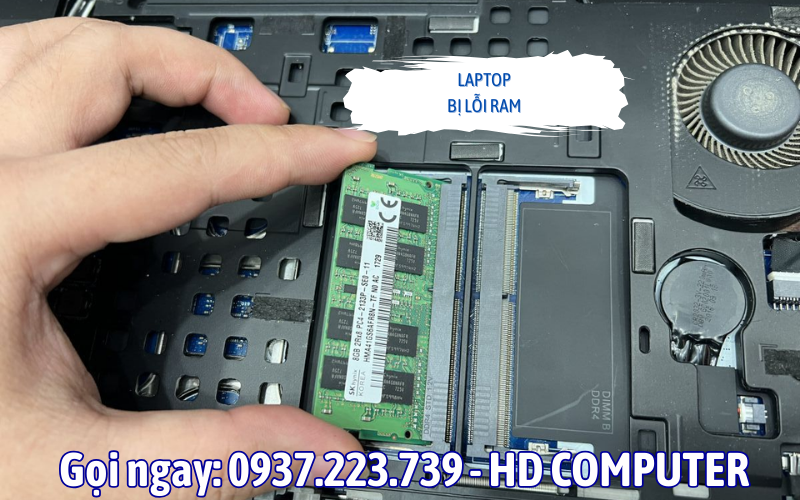 laptop bị lỗi RAM