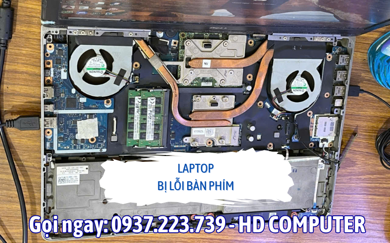 Laptop bị kẹt phím