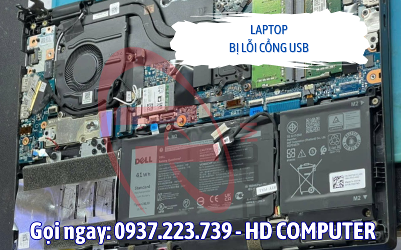 Laptop bị lỗi cổng USB