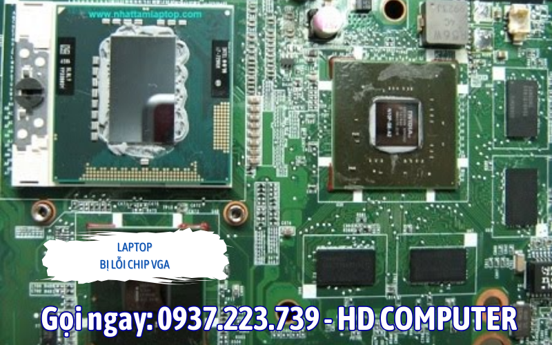 Laptop bị lỗi chip VGA