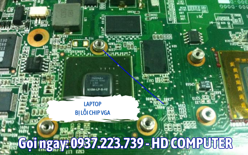 Laptop bị lỗi chip VGA