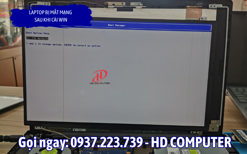 Laptop bị mất mạng sau khi cài Win