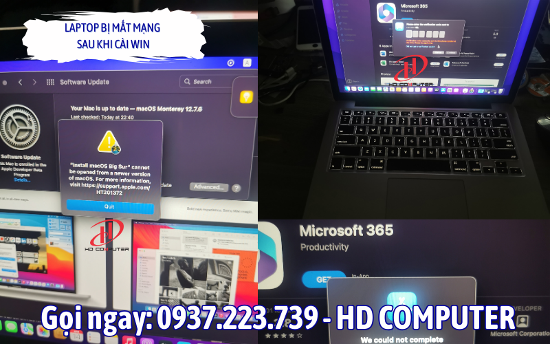 Laptop bị mất mạng sau khi cài Win
