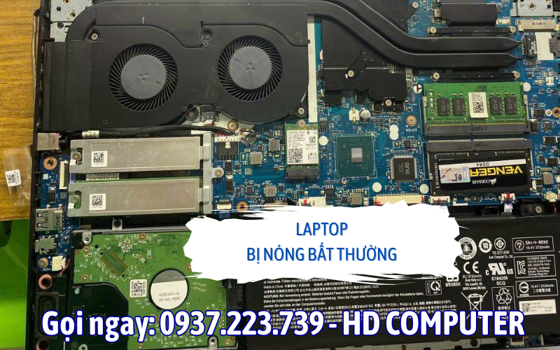 Laptop bị nóng bất thường