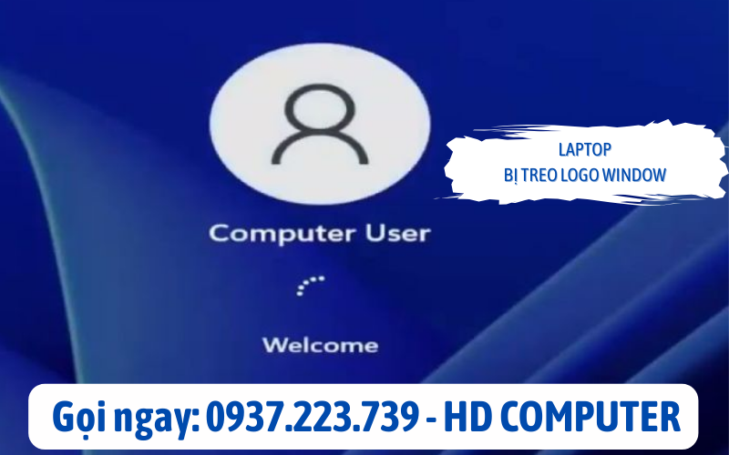 Laptop bị treo logo window