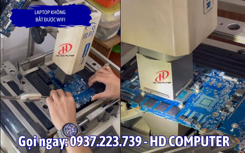 Laptop không bắt được Wifi 