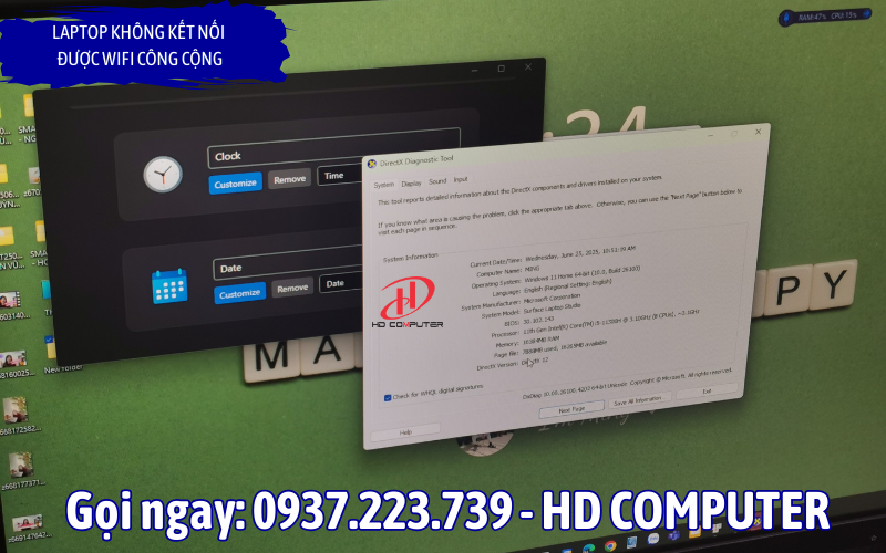 Laptop không kết nối được wifi công cộng