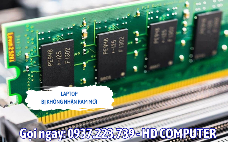Laptop không nhận RAM mới