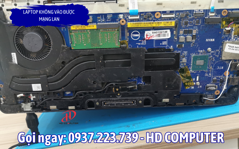 Laptop không vào được mạng LAN