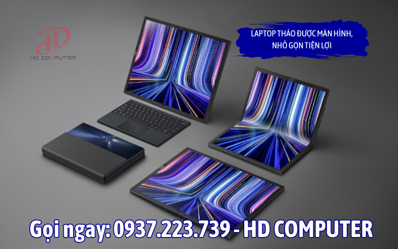 Laptop tháo được màn hình, nhỏ gọn tiện lợi