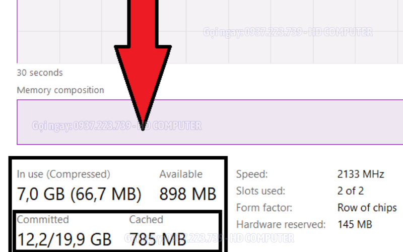 LAPTOP THIẾU RAM ẢO