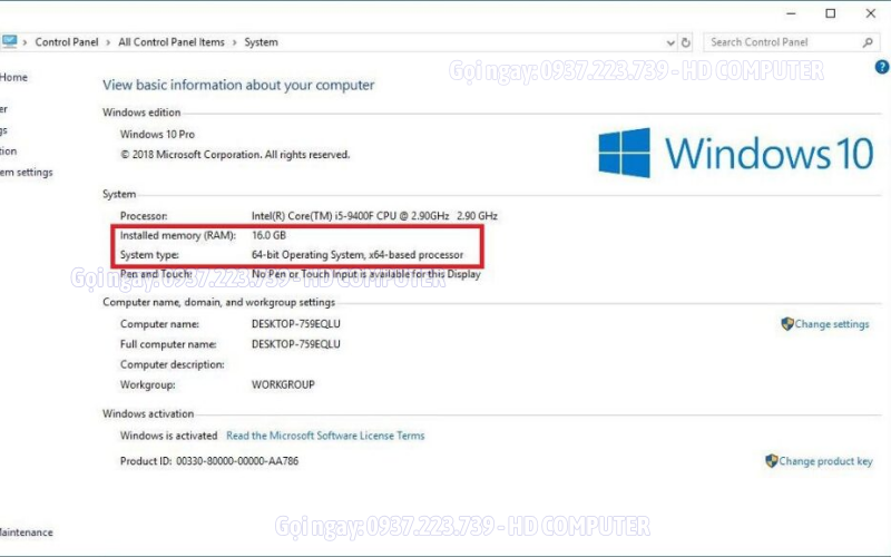 LAPTOP THIẾU RAM ẢO
