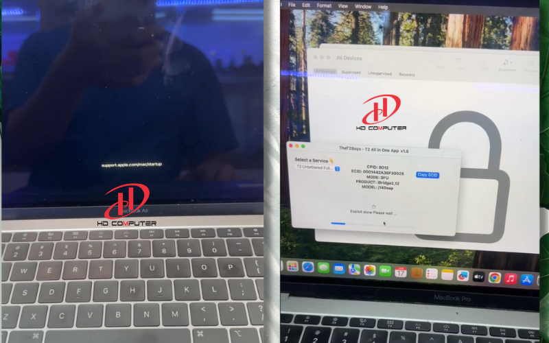 Mở icloud macbook