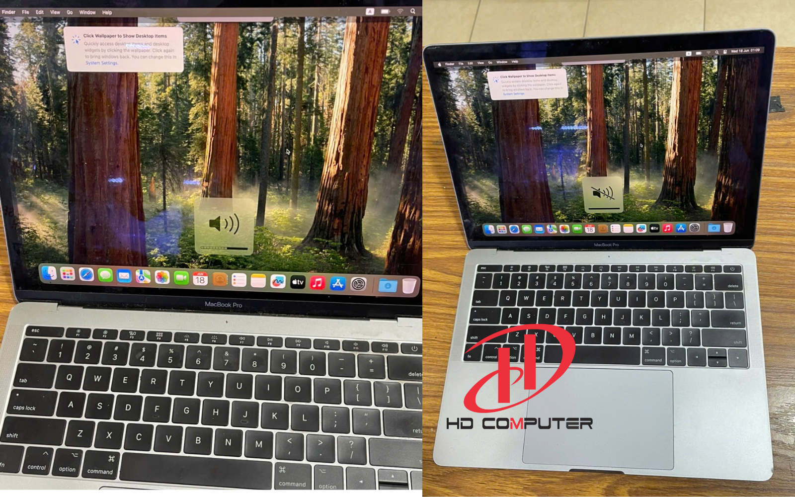 Sửa lao macbook