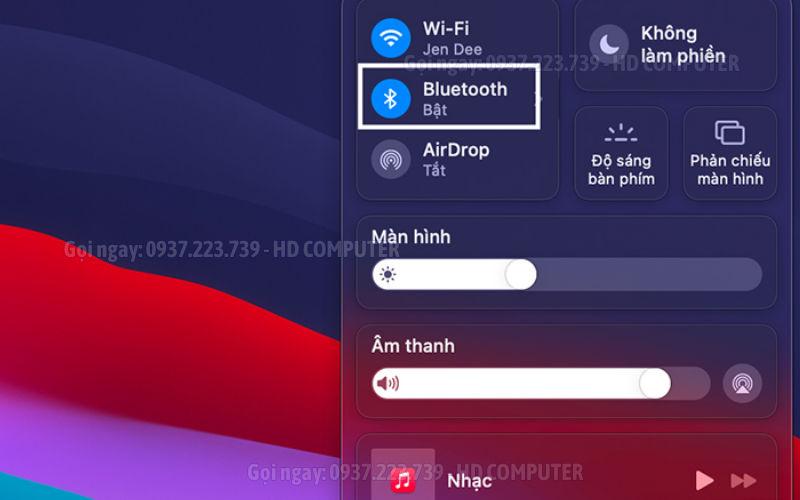 MACBOOK AIR M2 LỖI BLUETOOTH