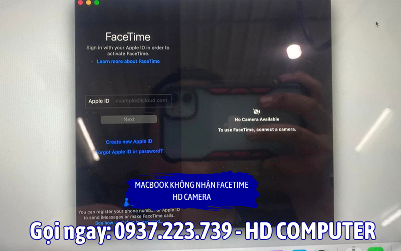 MacBook không nhận FaceTime HD Camera