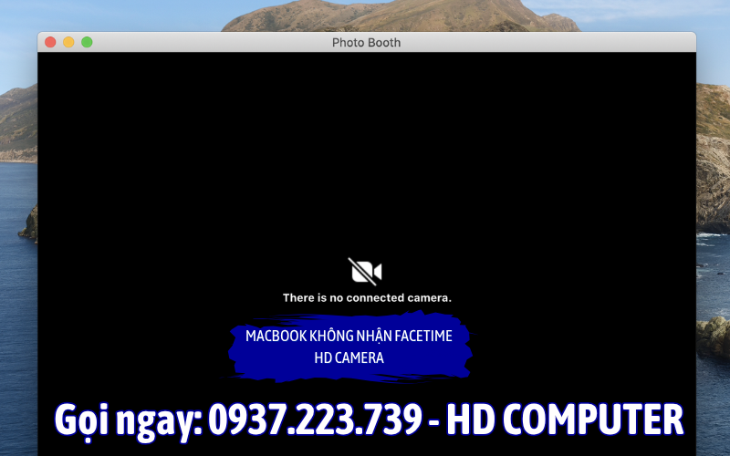 MacBook không nhận FaceTime HD Camera