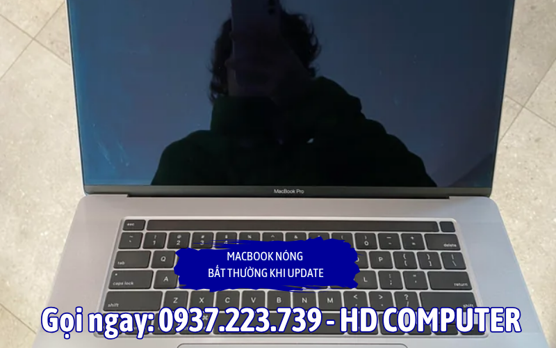 MacBook nóng bất thường khi update