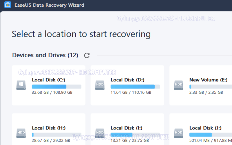PHỤC HỒI DỮ LIỆU GẤP