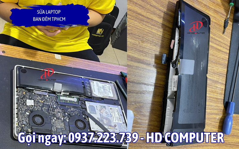 Sửa laptop ban đêm TPHCM