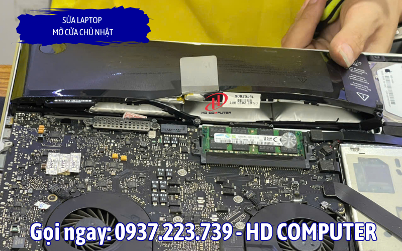 Sửa laptop mở cửa chủ nhật 