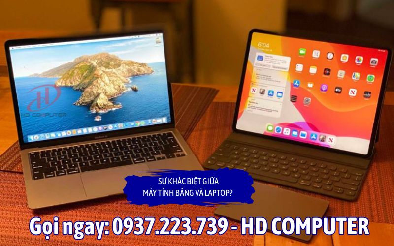 Sự khác biệt giữa máy tính bảng và laptop?