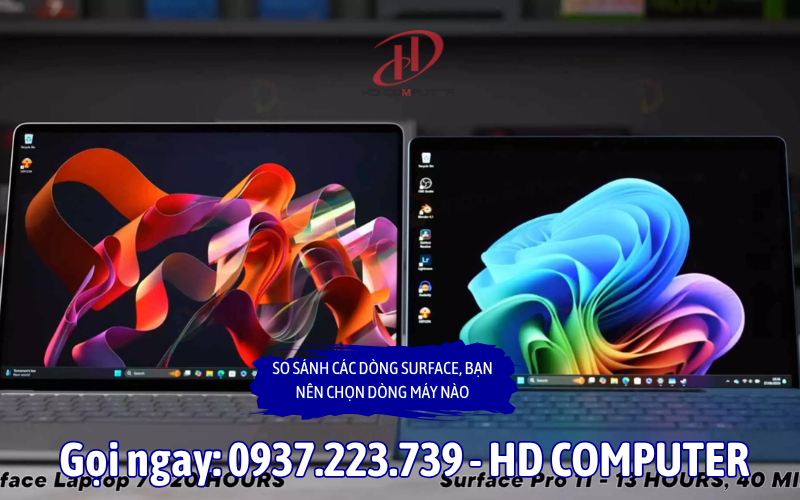So sánh các dòng Surface