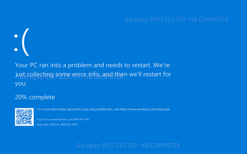 SURFACE PRO 9 BỊ LỖI MÀN HÌNH XANH