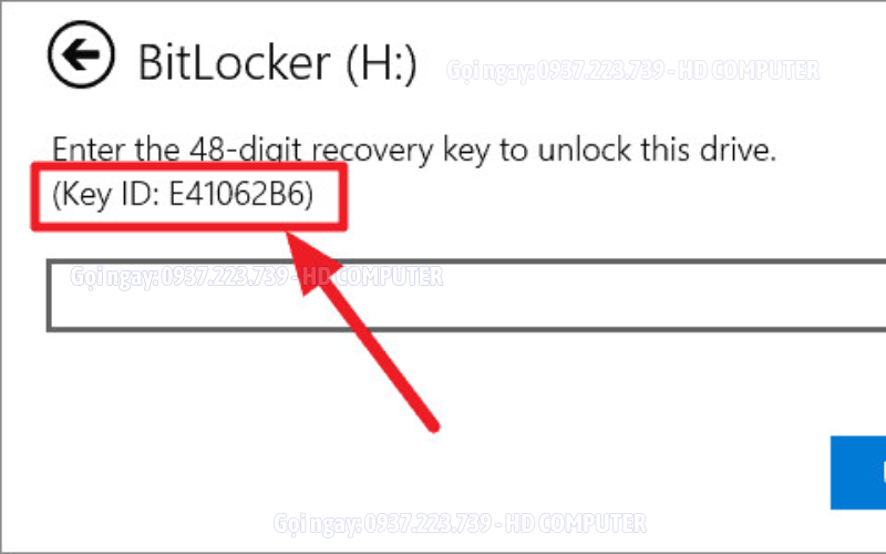 SURFACE BÁO LỖI BITLOCKER