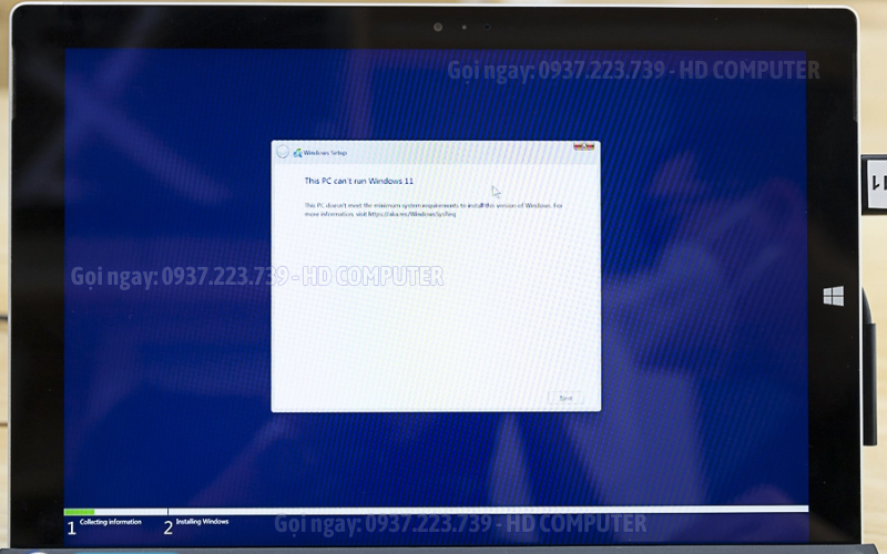 SURFACE KHÔNG VÀO ĐƯỢC WINDOWS