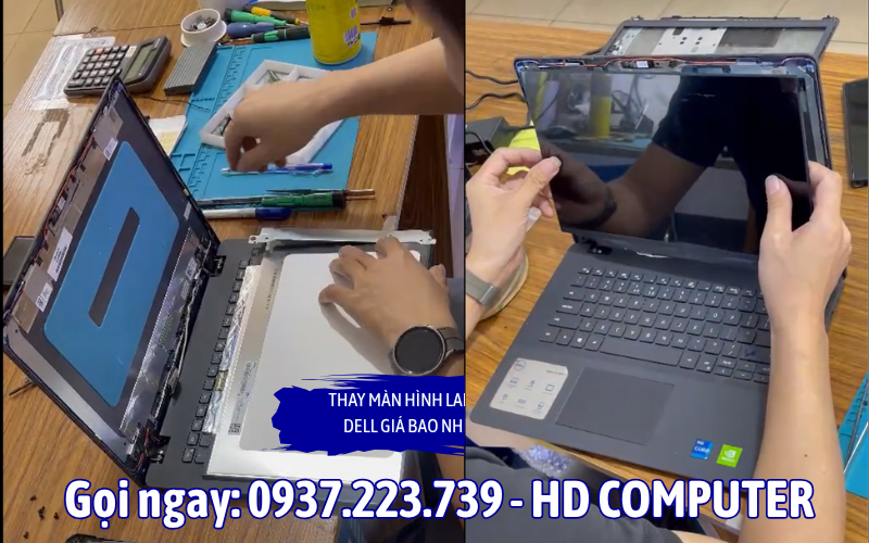 Thay màn hình Laptop Dell giá bao nhiêu?