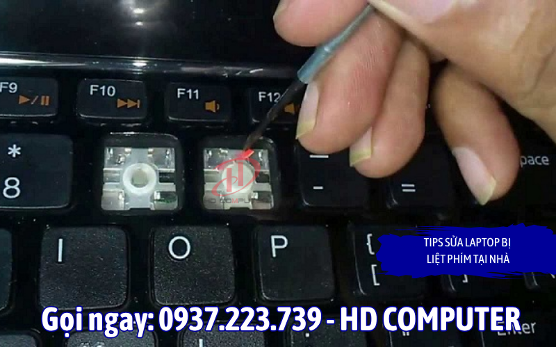 Tips sửa laptop bị liệt phím tại nhà