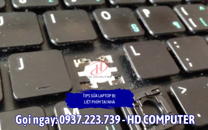 Tips sửa laptop bị liệt phím tại nhà