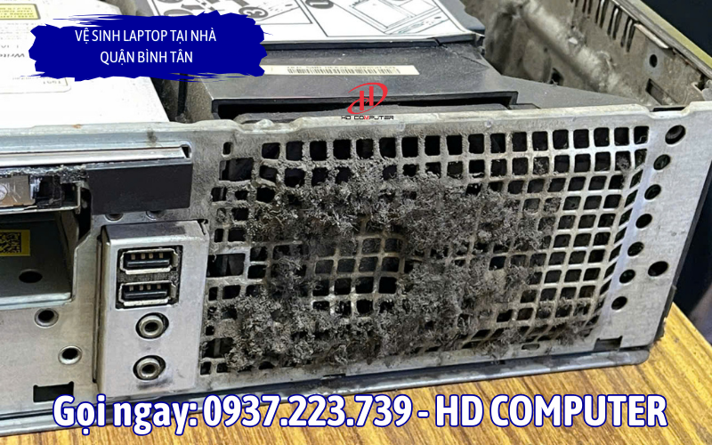 Vệ sinh laptop tại nhà quận Tân Bình