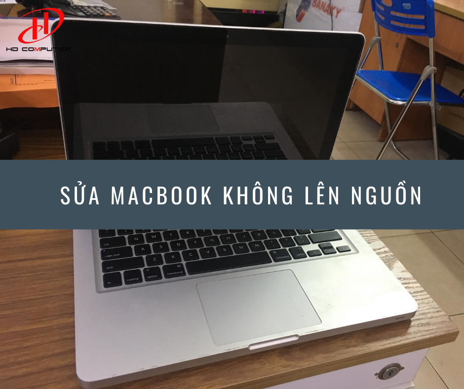 Hình ảnh macbook sập nguồn bật không lên