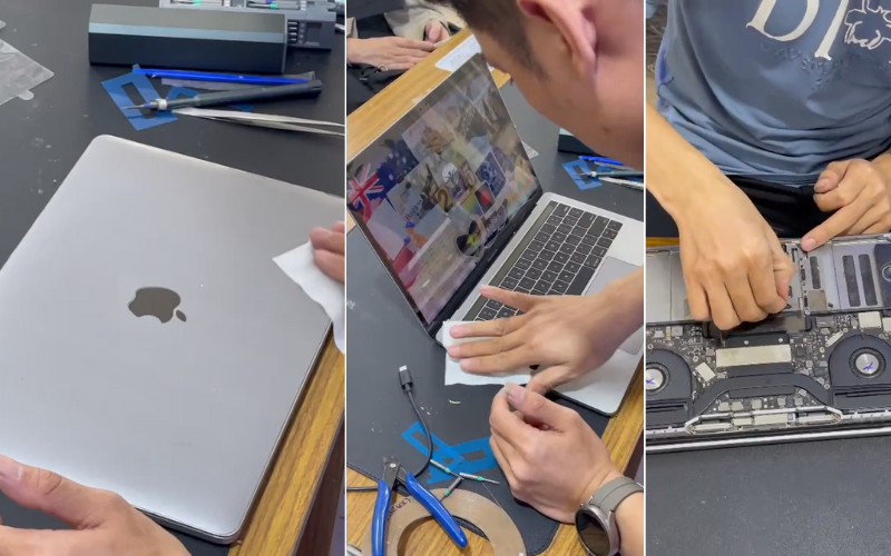 VỆ SINH LAPTOP BỊ VÔ NƯỚC - HƯỚNG DẪN XỬ LÝ NHANH VÀ AN TOÀN