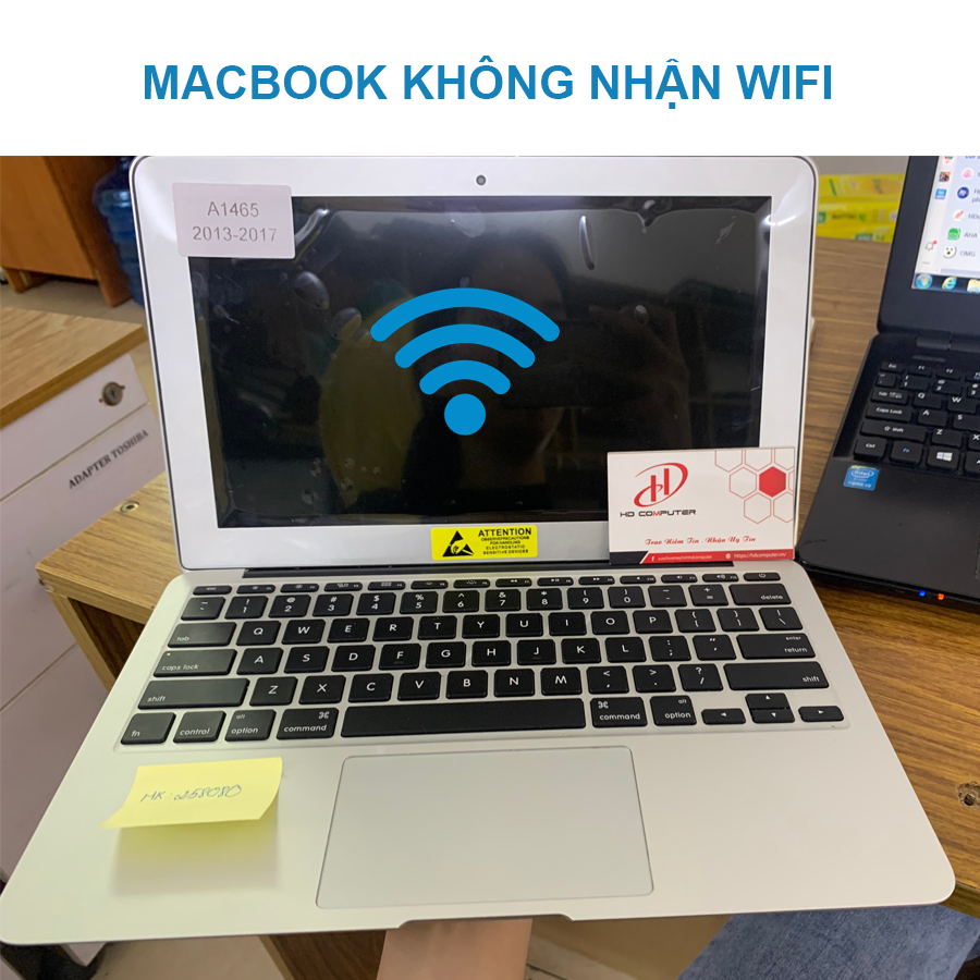 Hình ảnh macbook không kết nối wifi