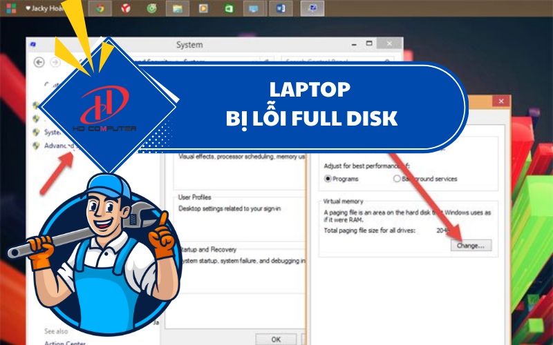 Laptop bị lỗi Full Disk – Nguyên nhân và cách khắc phục triệt để