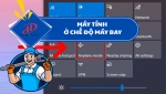 Máy tính ở chế độ máy bay – Nguyên nhân và cách khắc phục hiệu quả