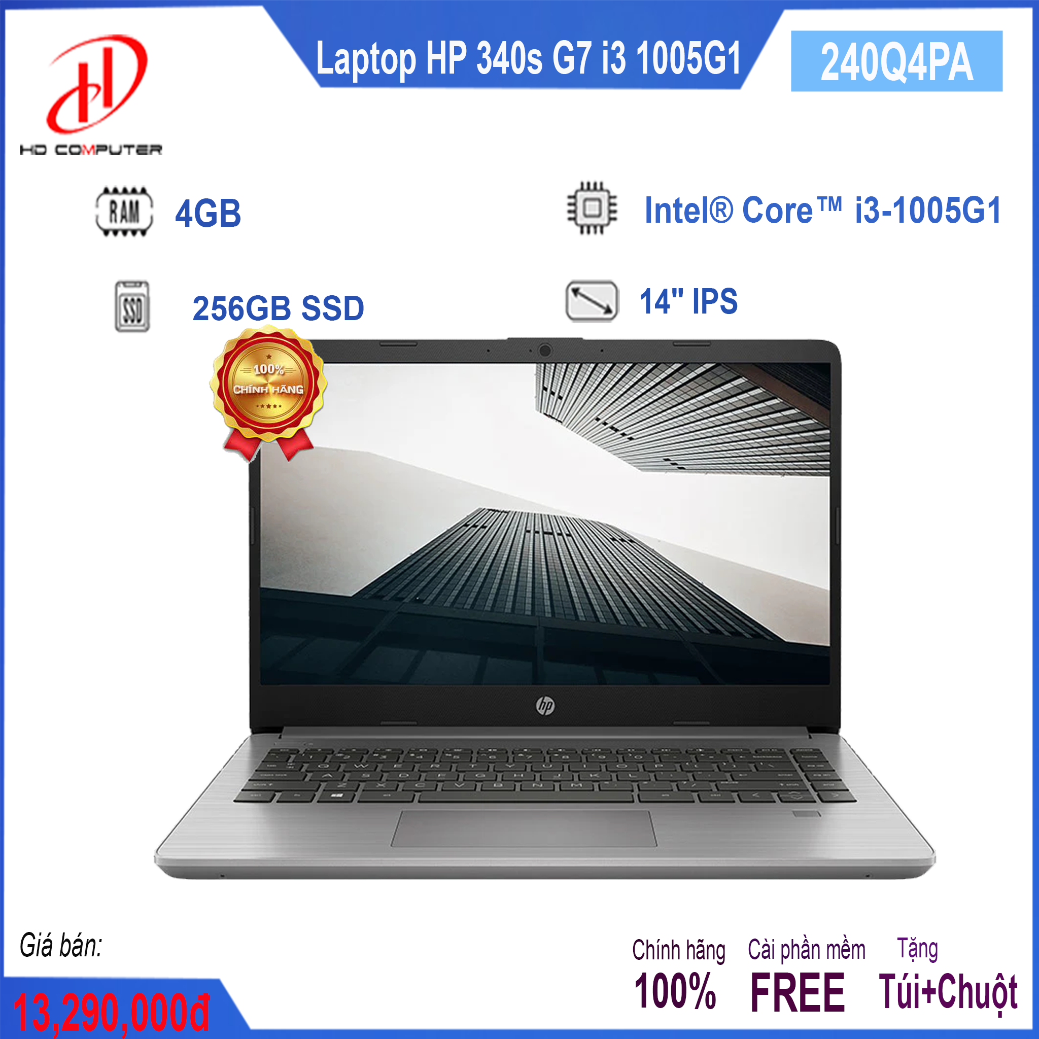 Laptop HP 340s G7 240Q4PA